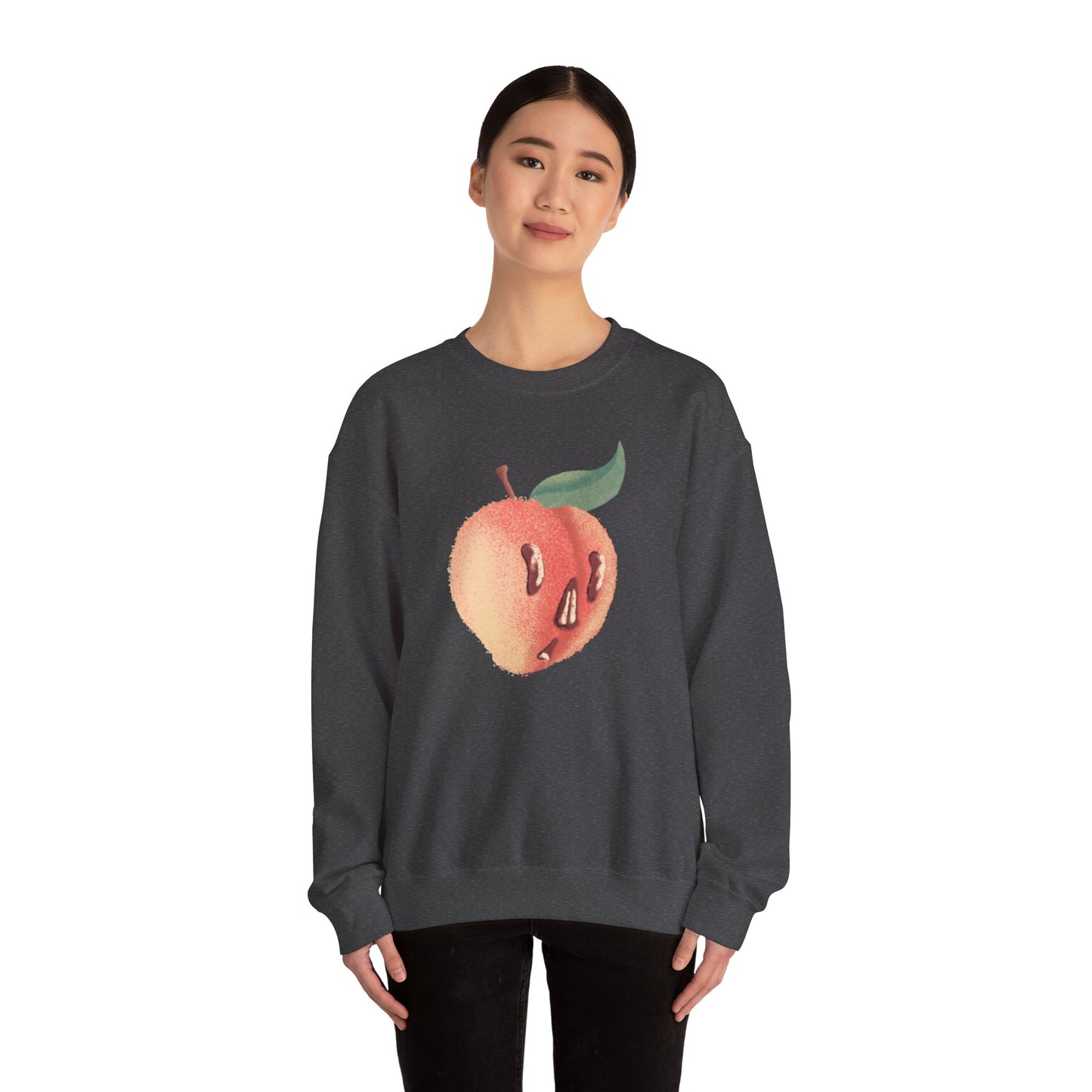 Crewneck Sweatshirt - Peach O' Lantern Halloween