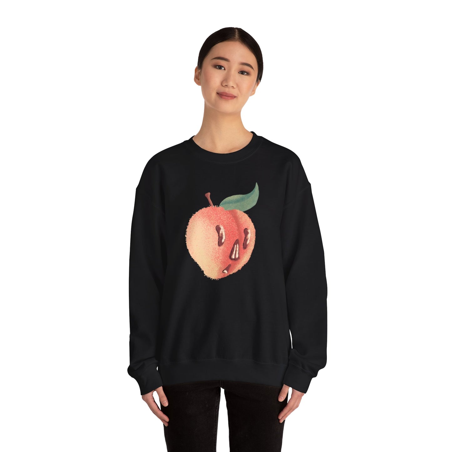 Crewneck Sweatshirt - Peach O' Lantern Halloween