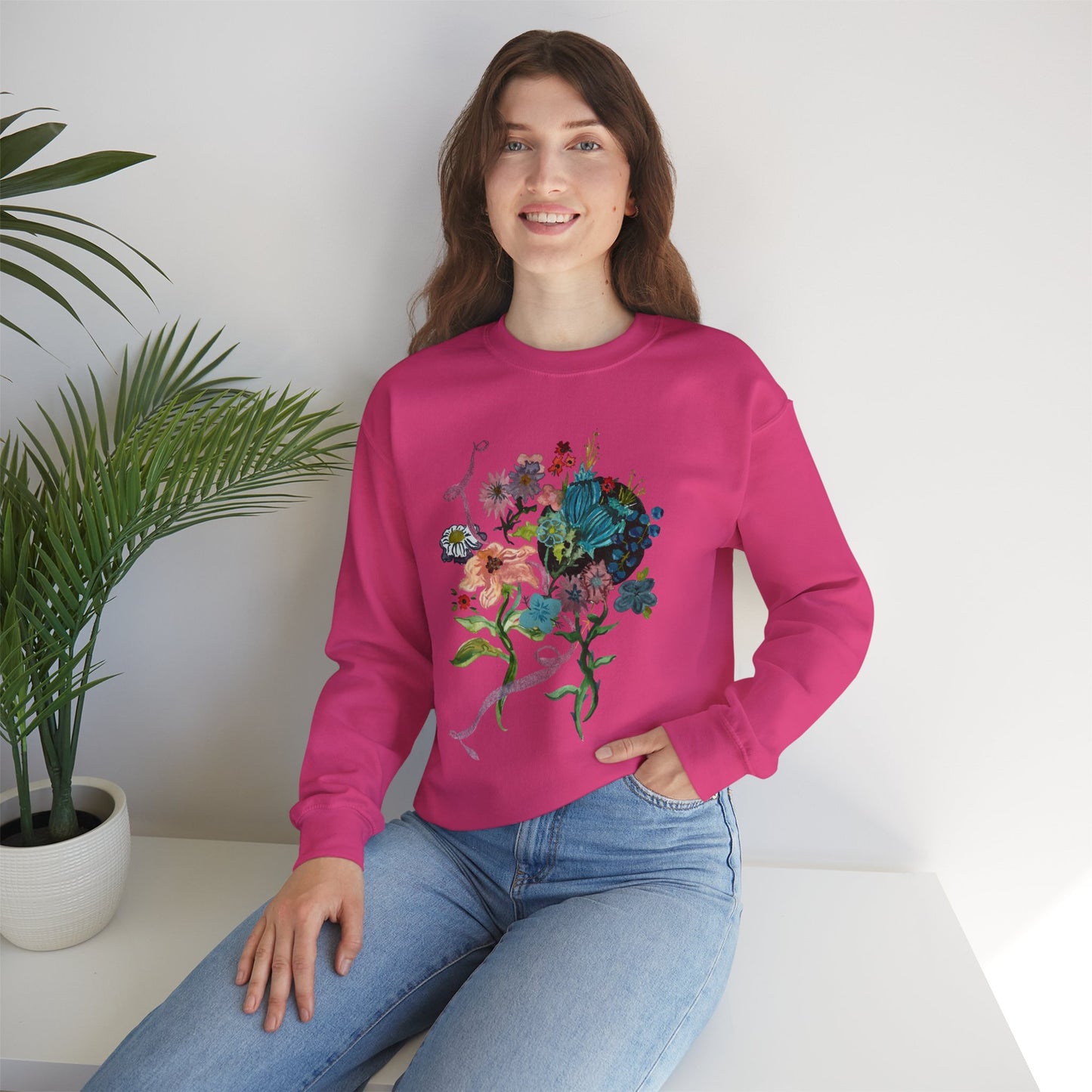 Floral Watercolor Sweatshirt