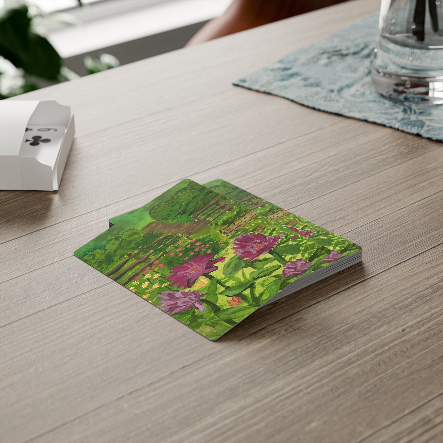 Garden Staircase Poker Cards
