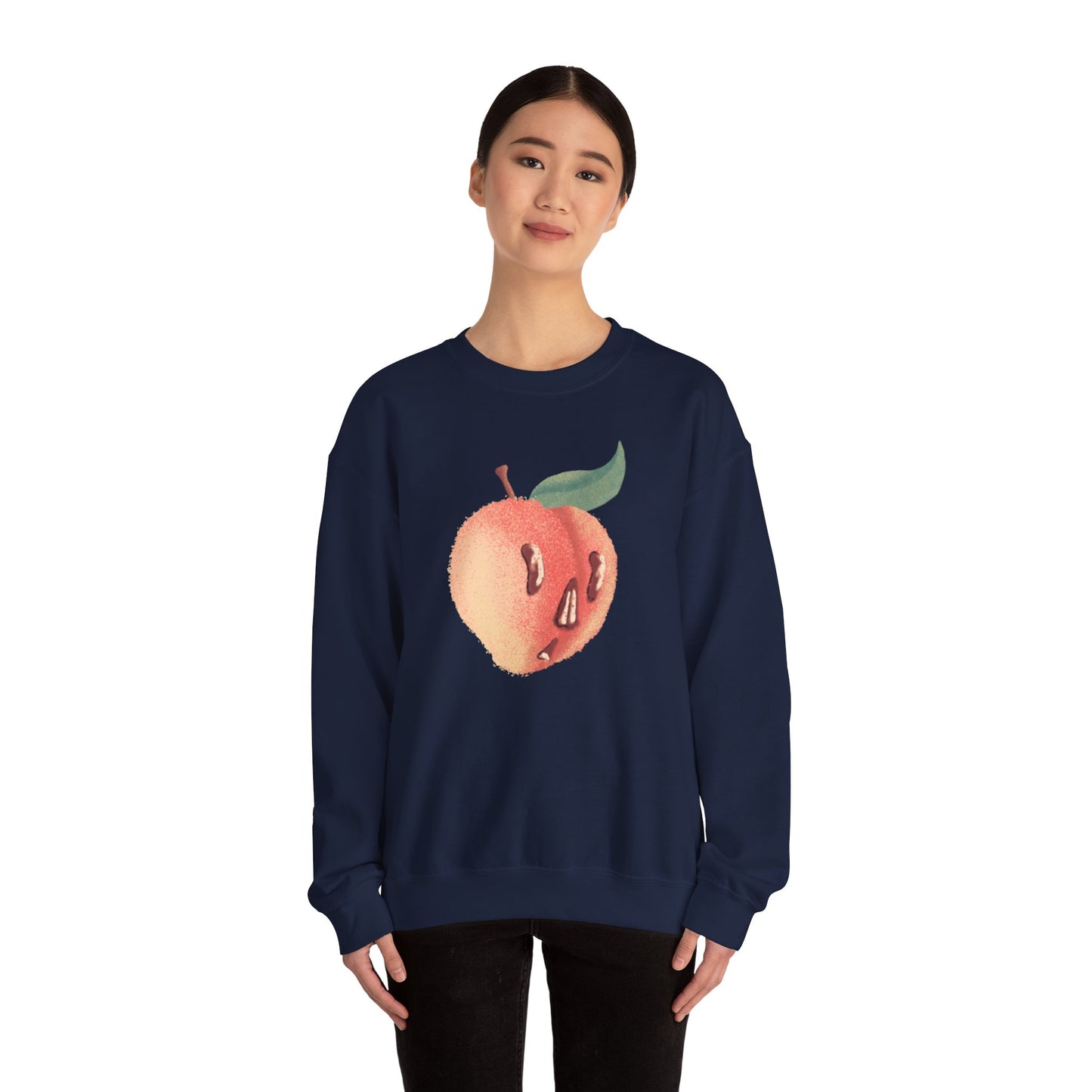 Crewneck Sweatshirt - Peach O' Lantern Halloween