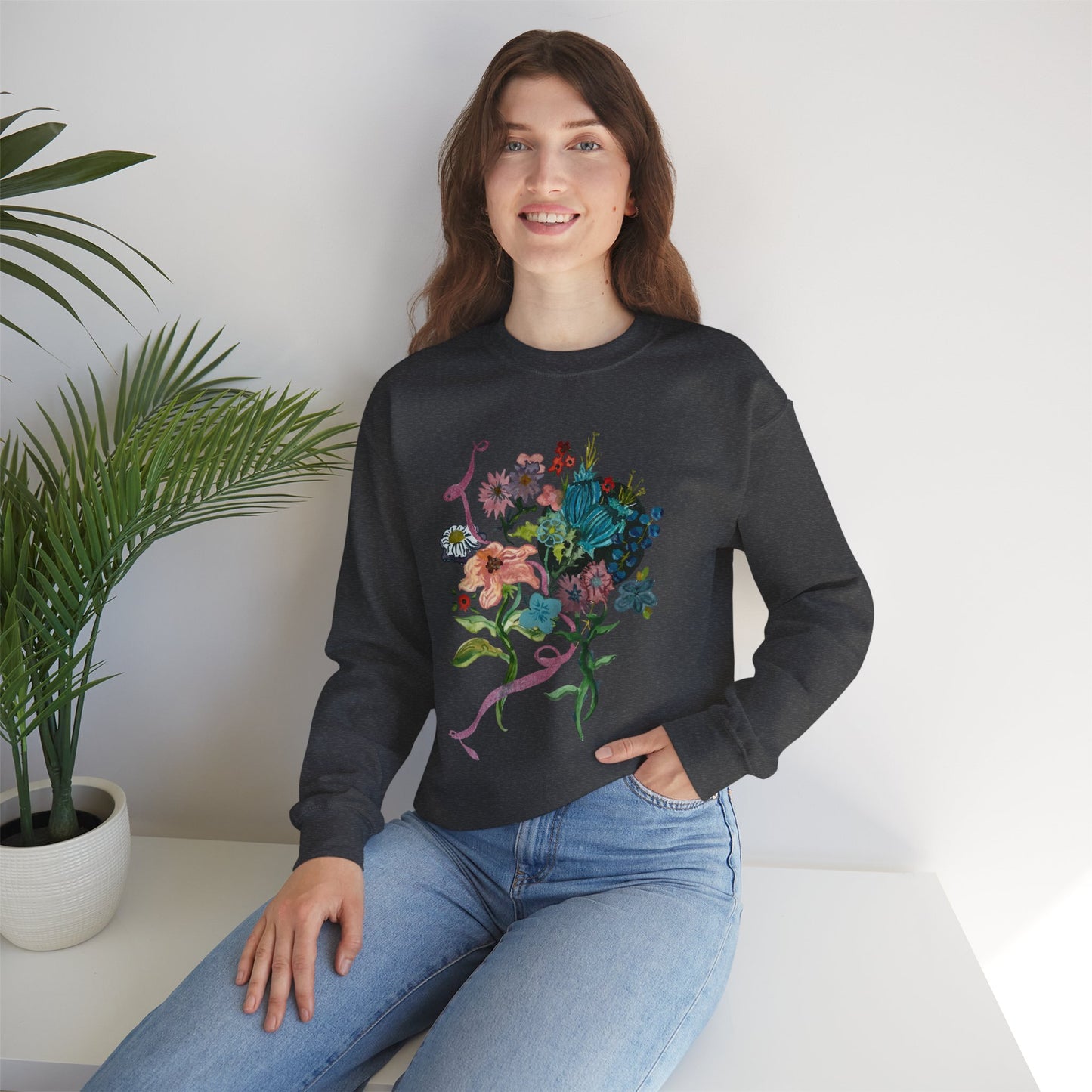 Floral Watercolor Sweatshirt