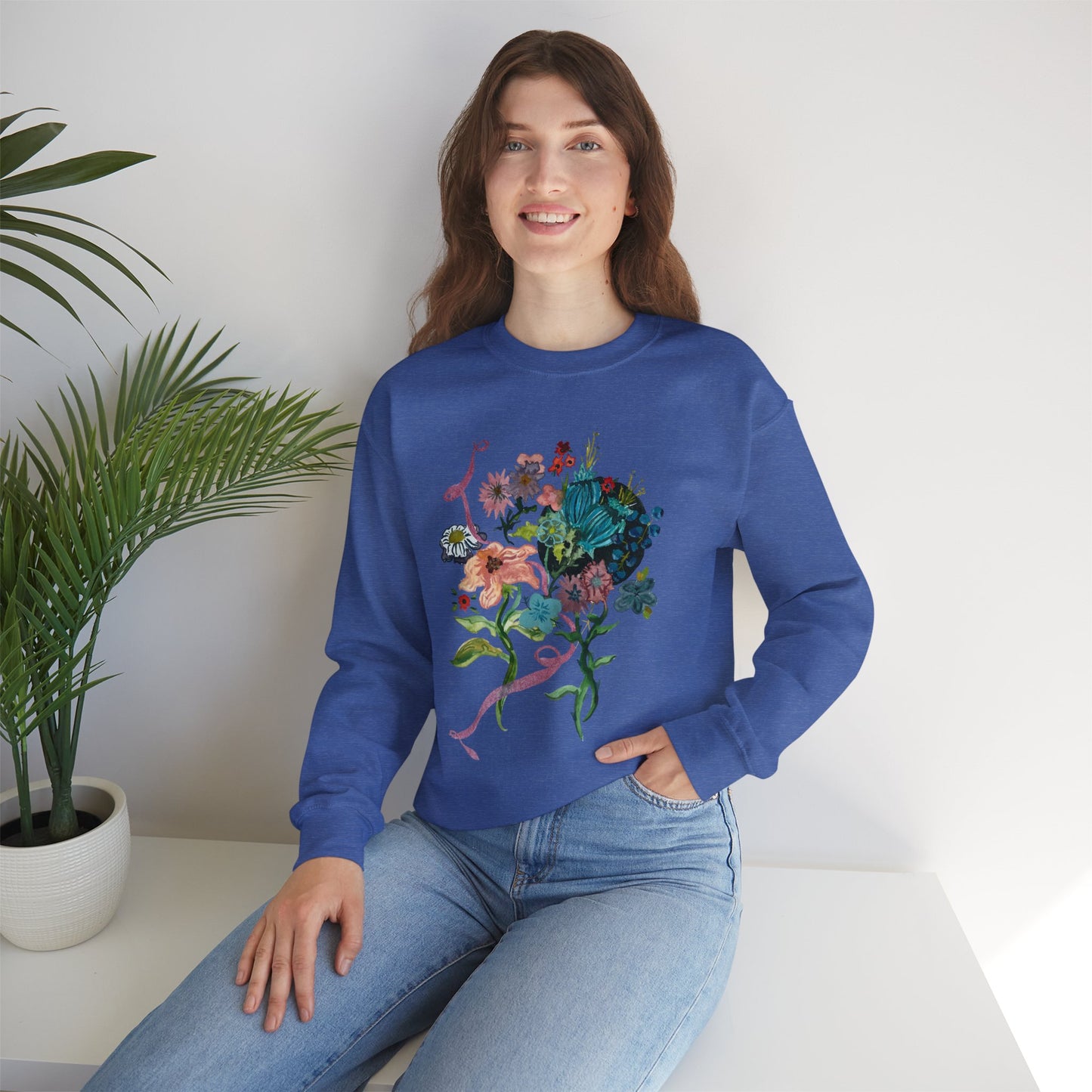 Floral Watercolor Sweatshirt