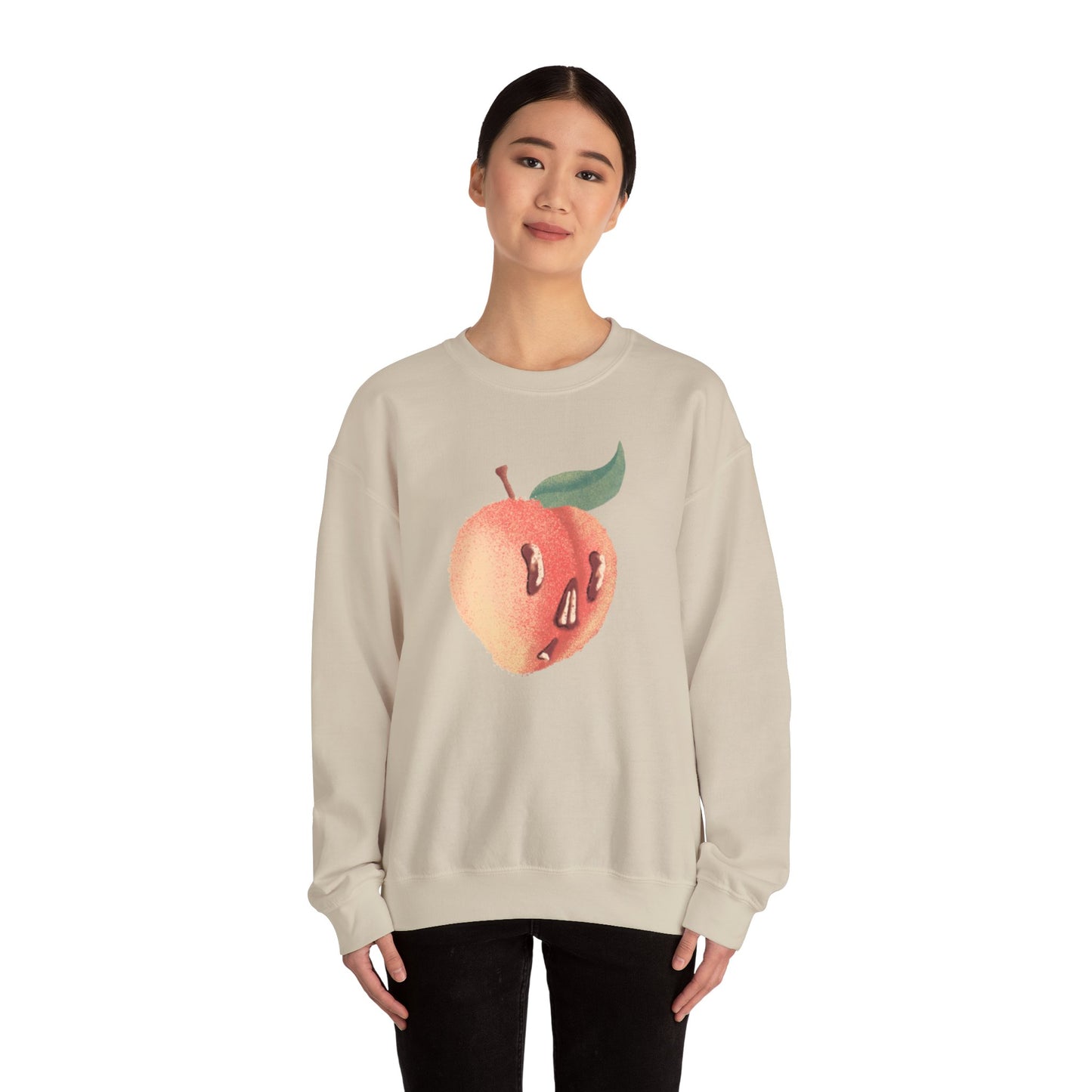 Crewneck Sweatshirt - Peach O' Lantern Halloween