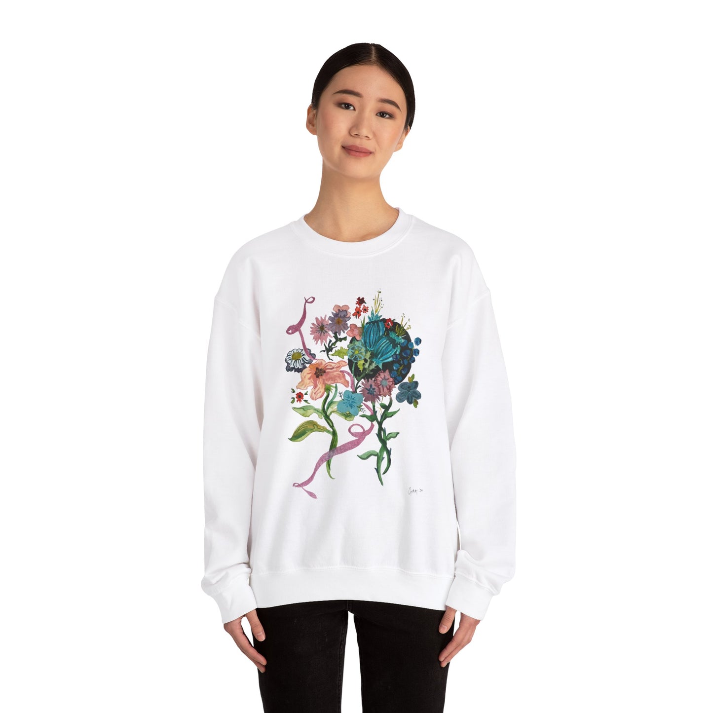 Floral Watercolor Sweatshirt