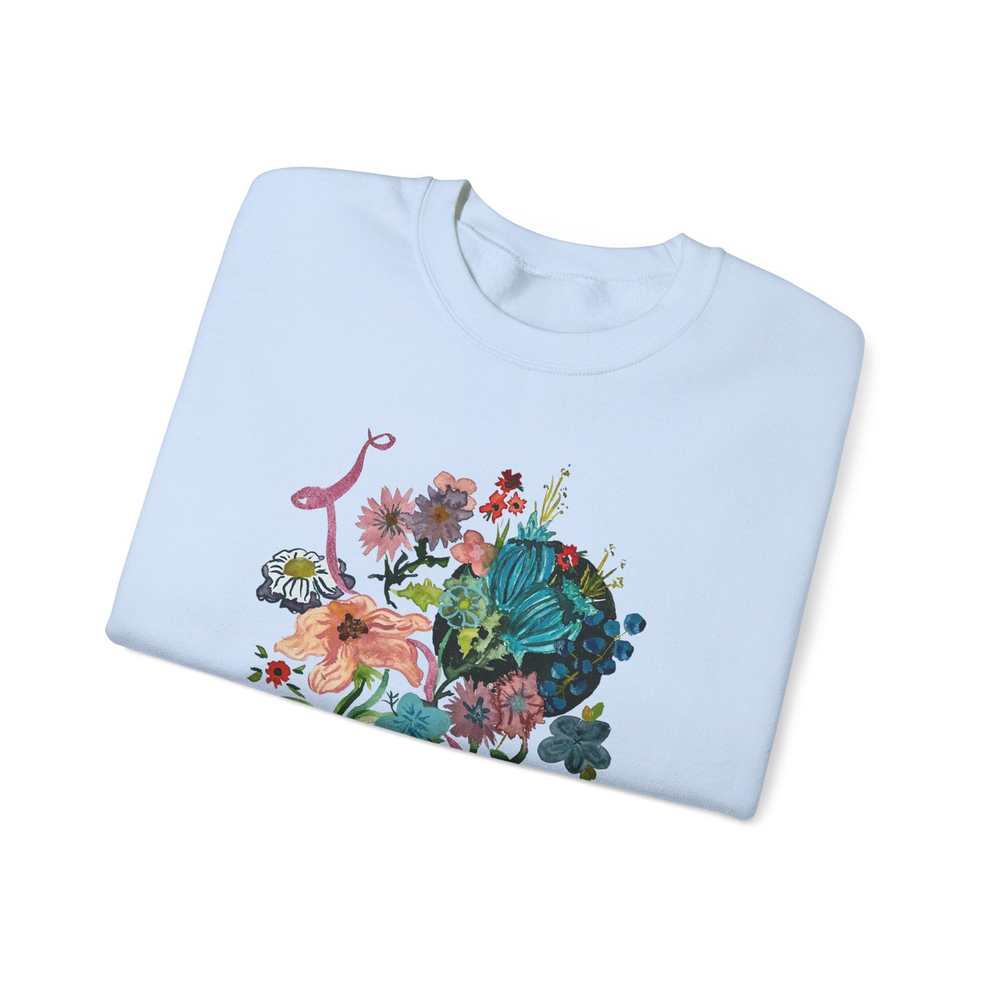 Floral Watercolor Sweatshirt