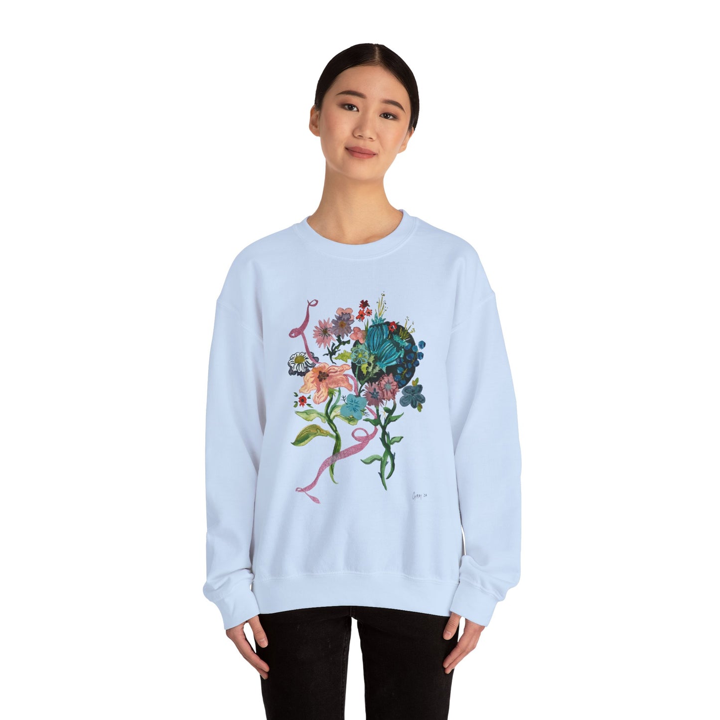 Floral Watercolor Sweatshirt