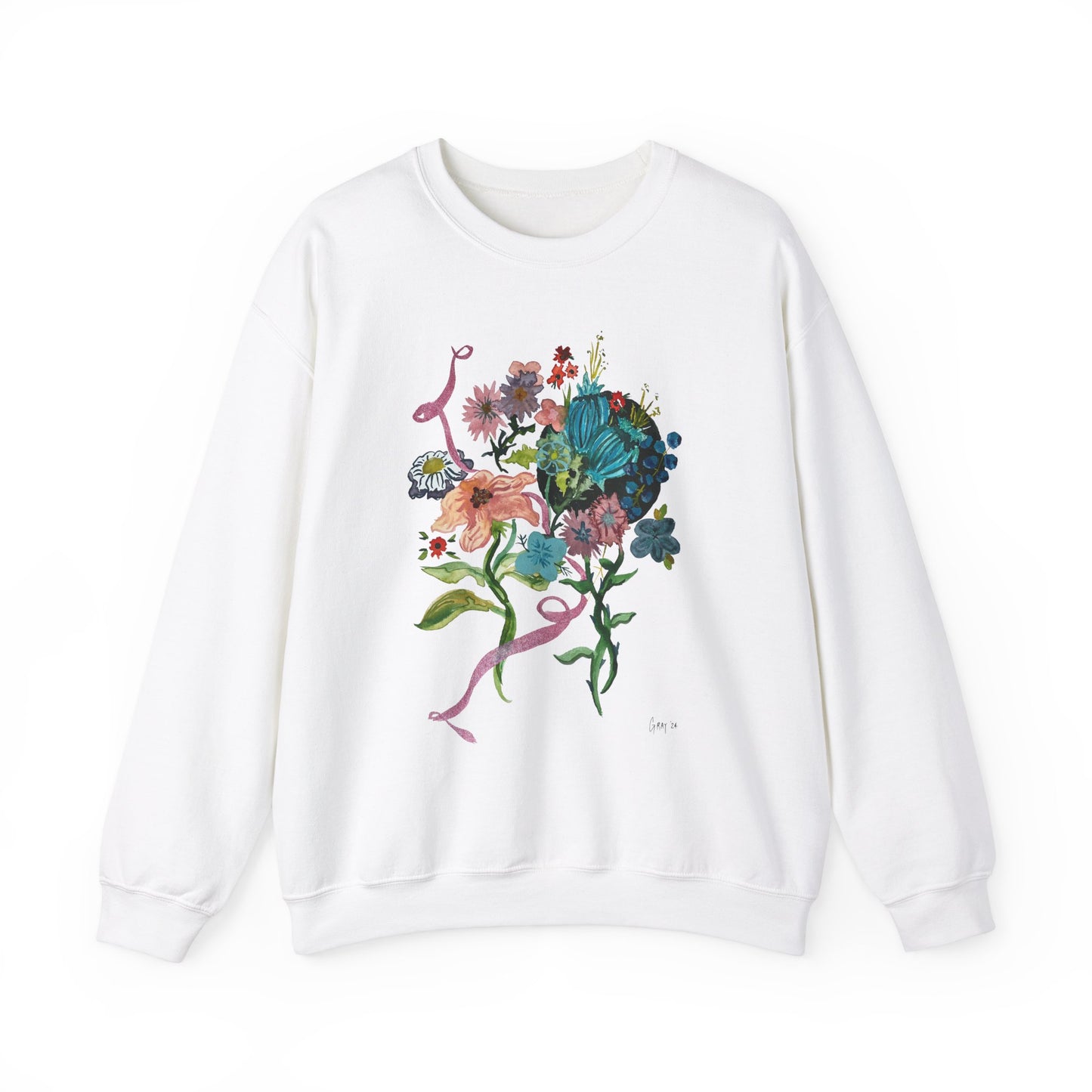 Floral Watercolor Sweatshirt