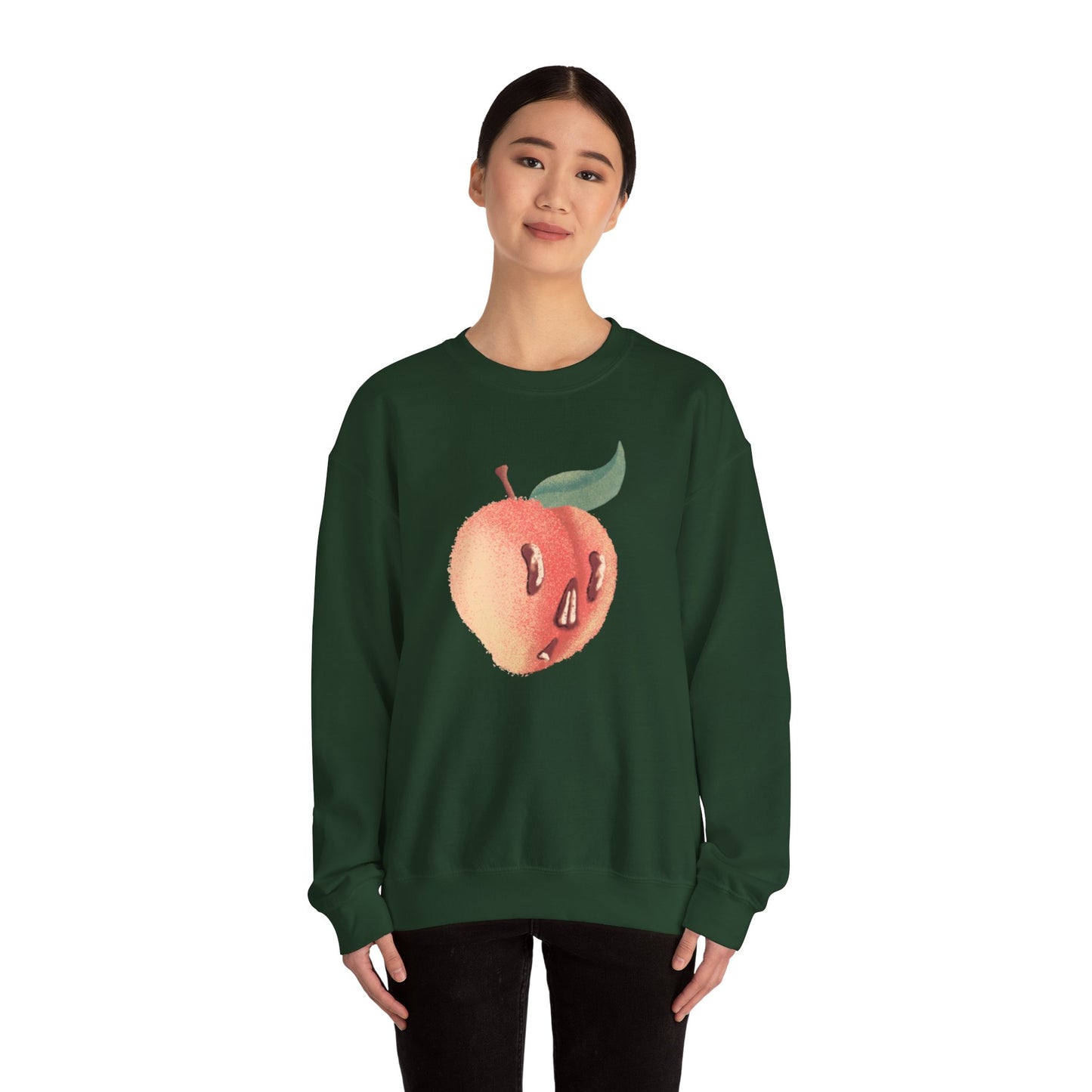 Crewneck Sweatshirt - Peach O' Lantern Halloween