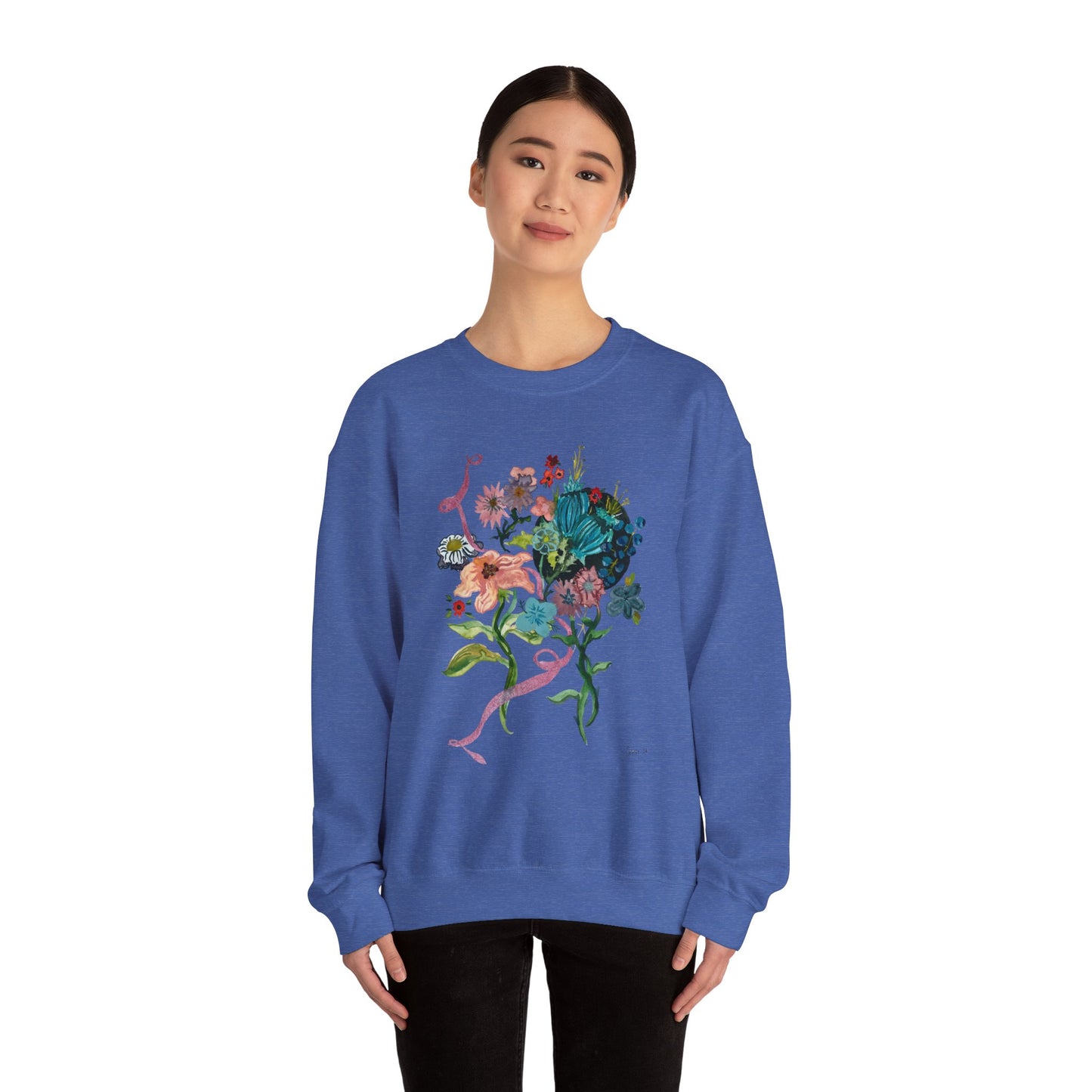 Floral Watercolor Sweatshirt