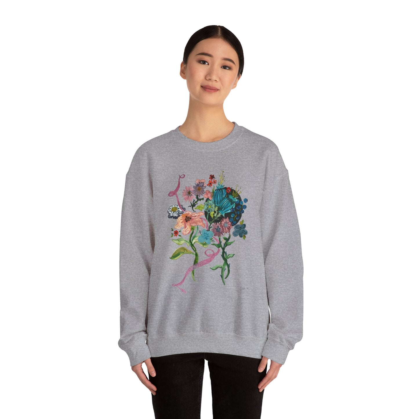 Floral Watercolor Sweatshirt