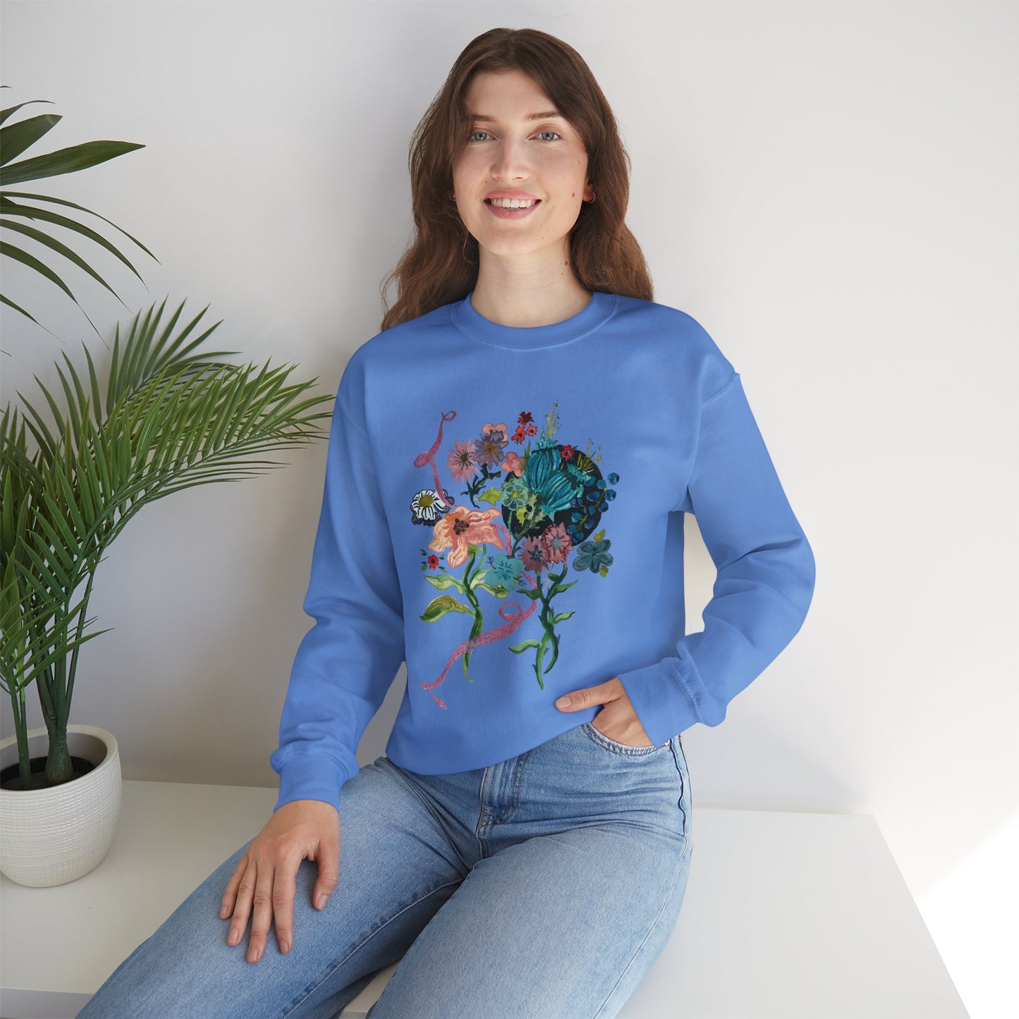 Floral Watercolor Sweatshirt