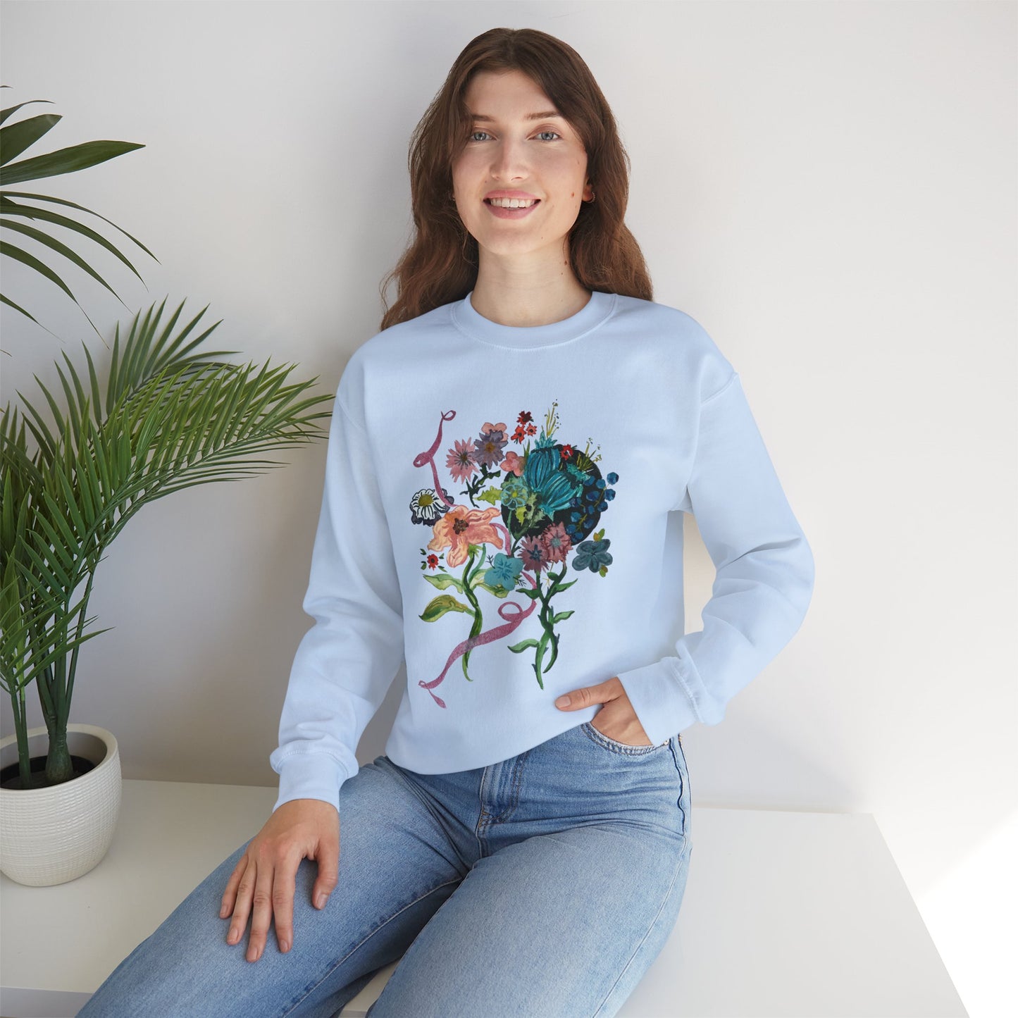 Floral Watercolor Sweatshirt