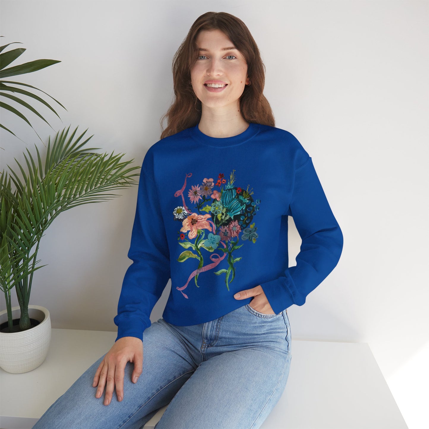 Floral Watercolor Sweatshirt