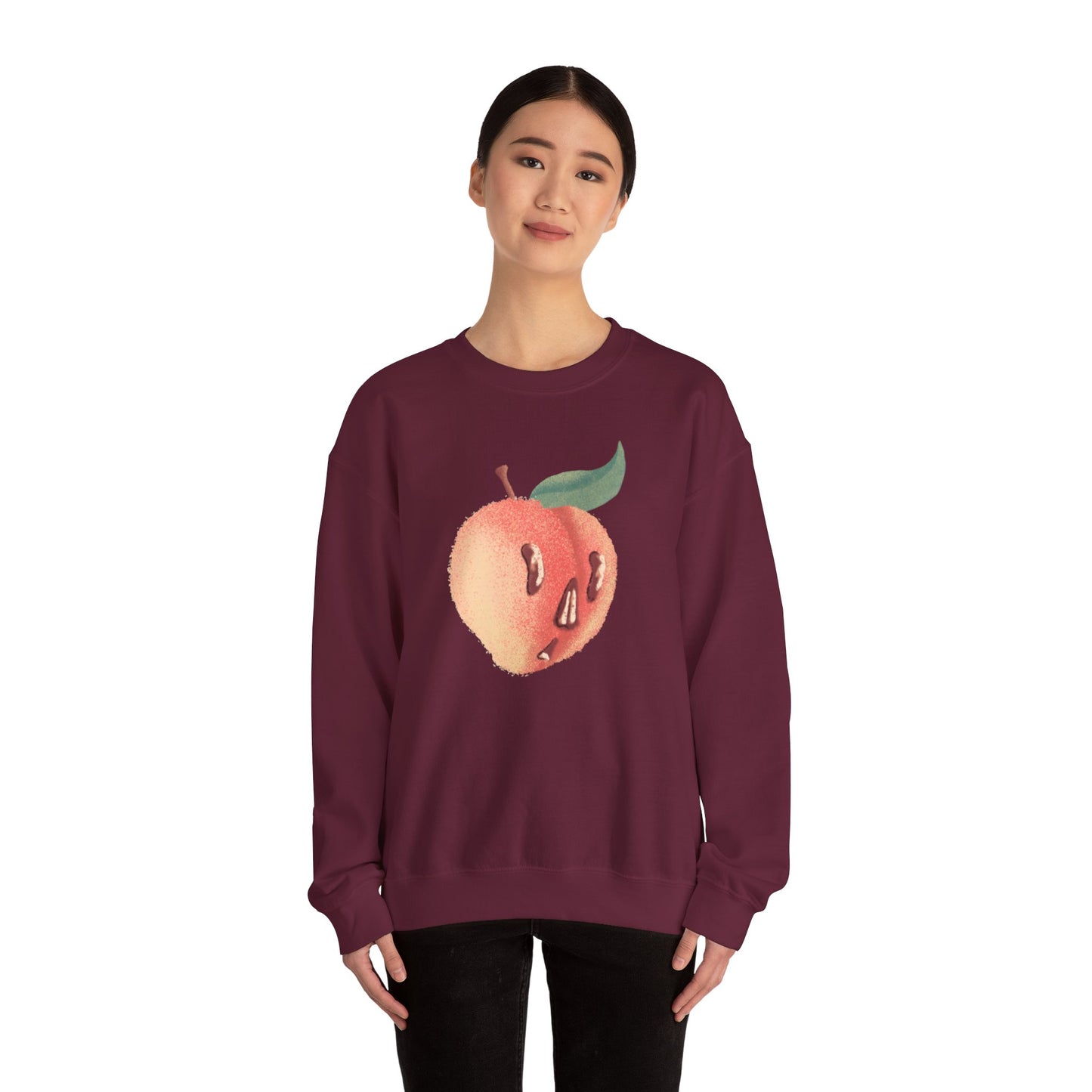 Crewneck Sweatshirt - Peach O' Lantern Halloween