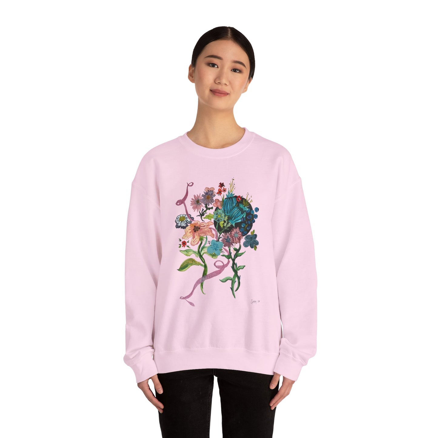 Floral Watercolor Sweatshirt