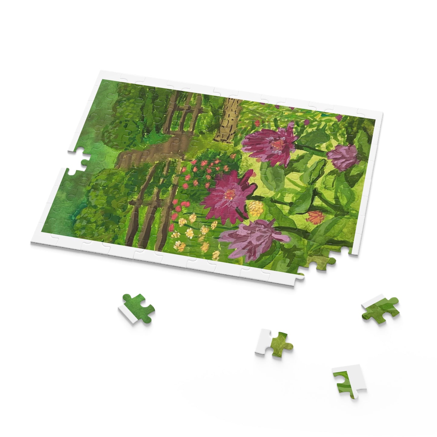 Garden Staricase Puzzle (120, 252, 500-Piece)