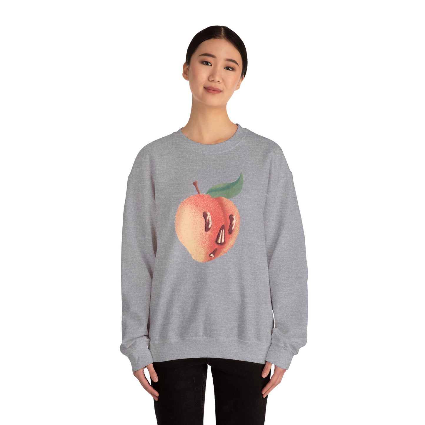 Crewneck Sweatshirt - Peach O' Lantern Halloween