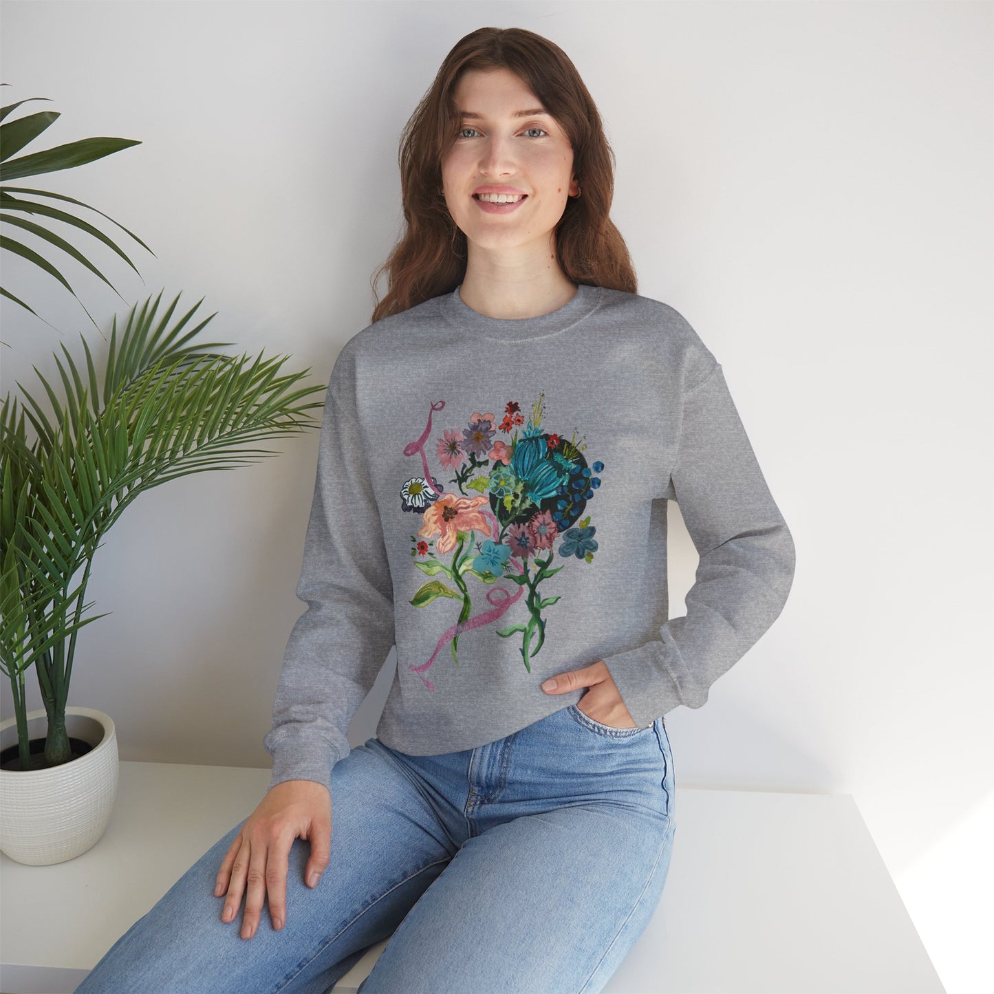 Floral Watercolor Sweatshirt