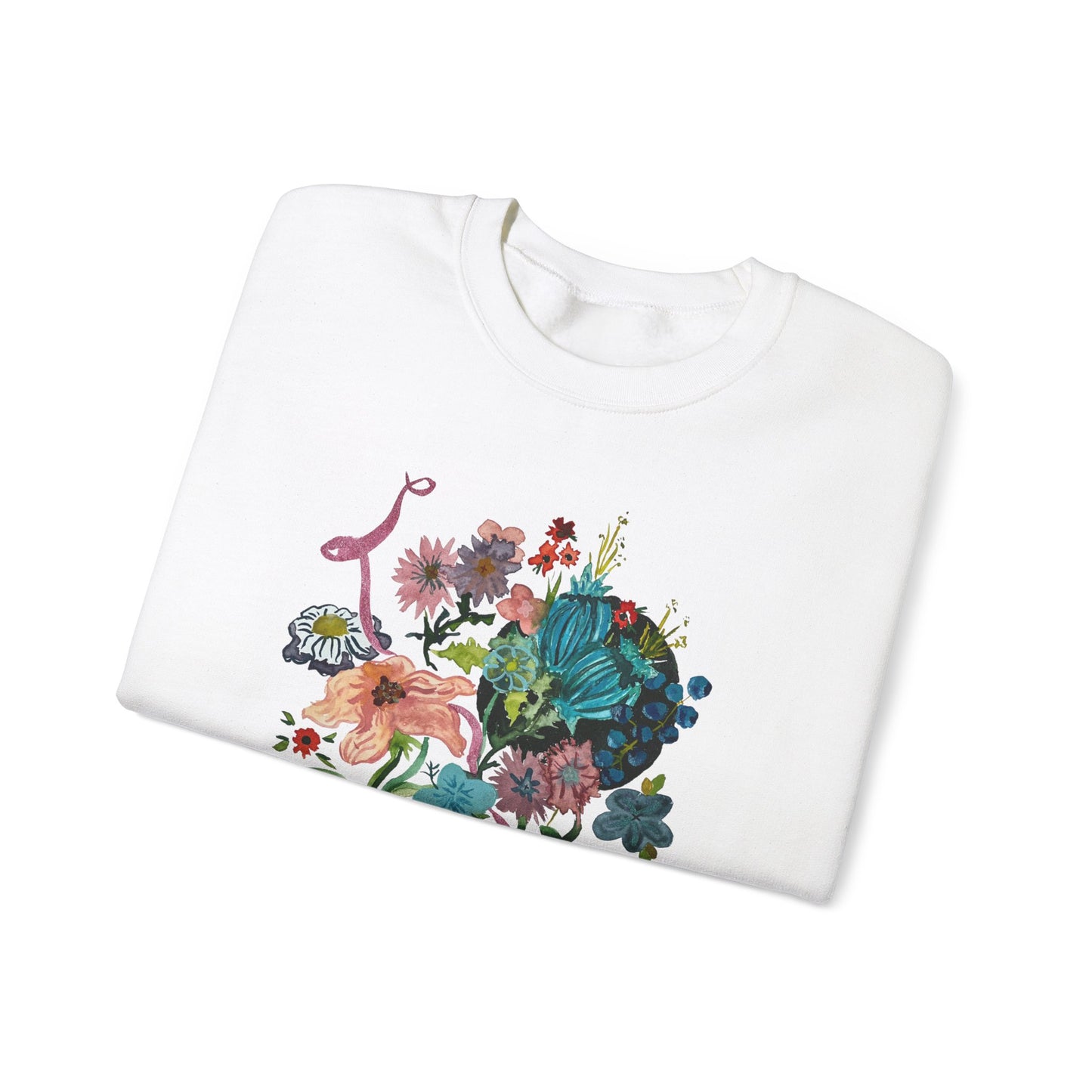 Floral Watercolor Sweatshirt