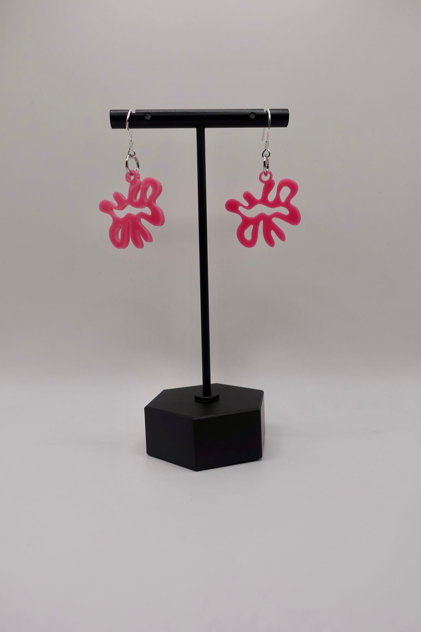 Small Acrylic Abstract Earrings