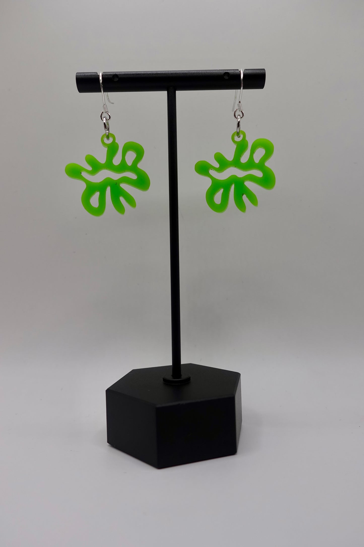 Small Acrylic Abstract Earrings