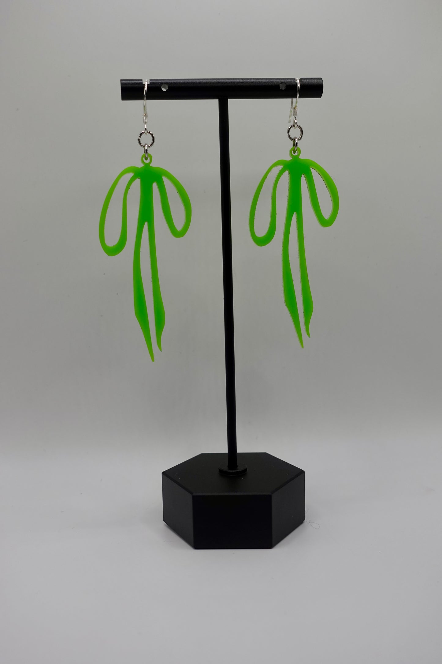 Acrylic Bow Earrings