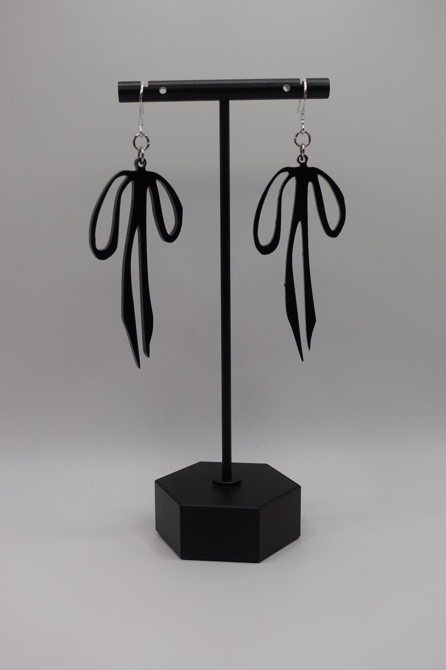 Acrylic Bow Earrings