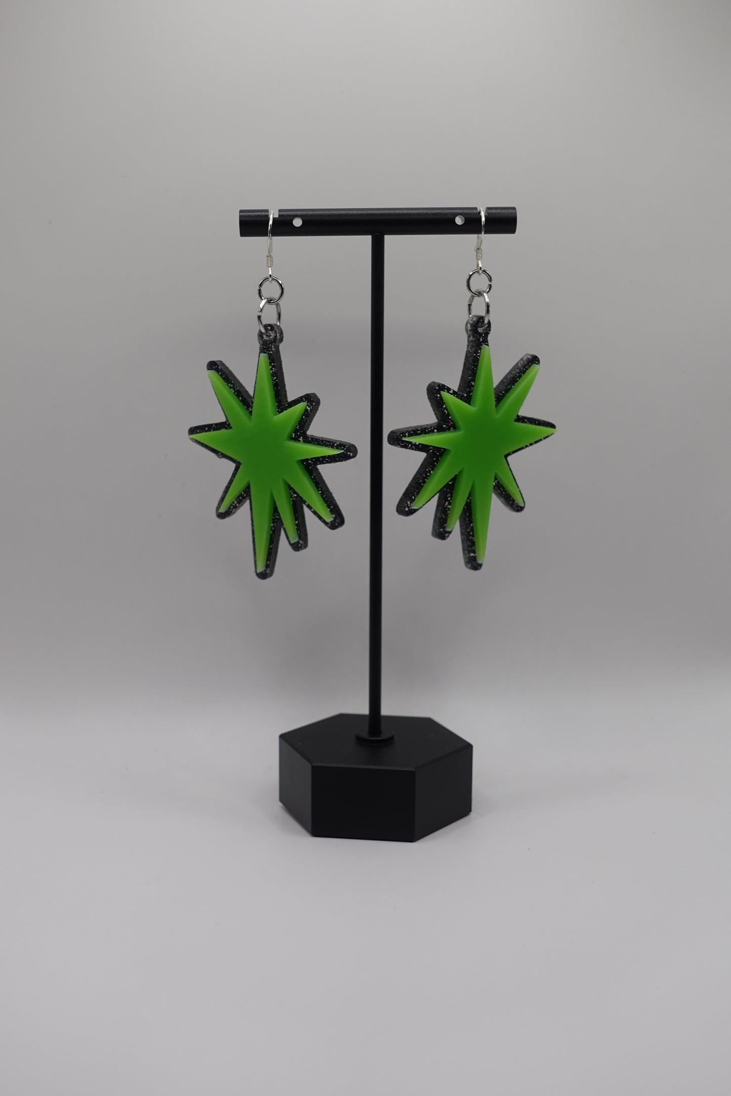 Acrylic Starburst Earrings
