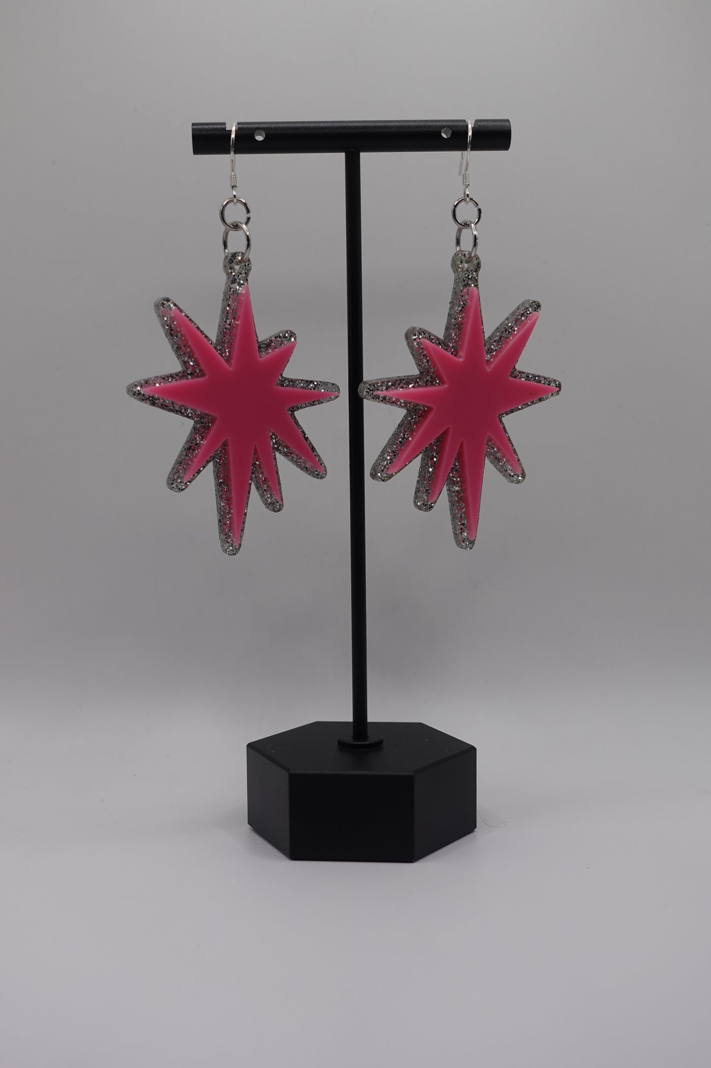 Acrylic Starburst Earrings
