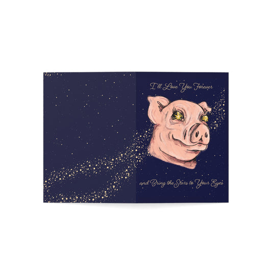 "I'll Love You Forever and Bring the Stars to Your Eyes" Card